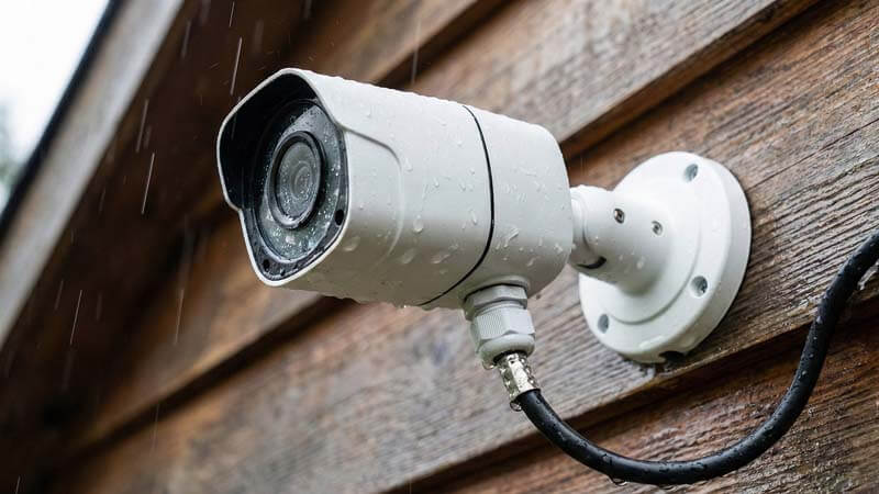 уличная камера видеонаблюдения с подключением по технологии poe через один кабель