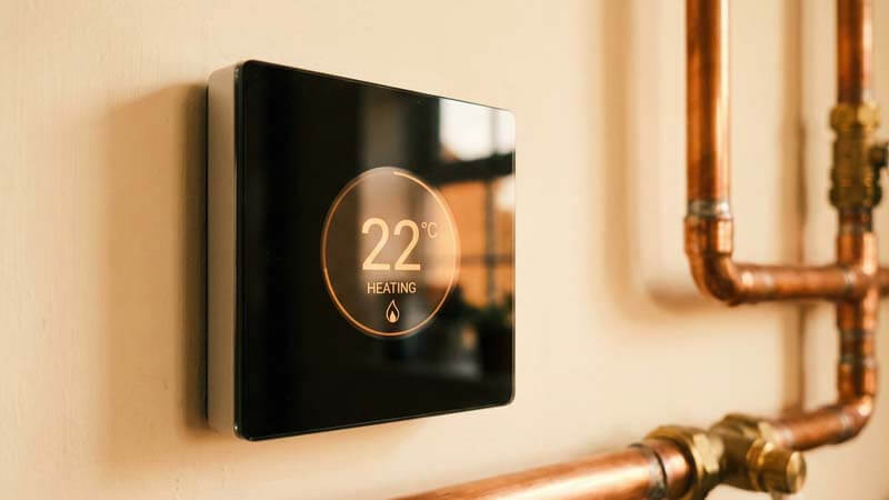 умный настенный термостат для управления газовым котлом и температурой